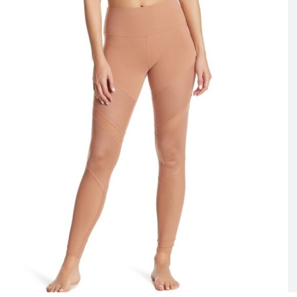 ALO Yoga Sheila High Waist Leggings in Henna EUC size M - Picture 1 of 5